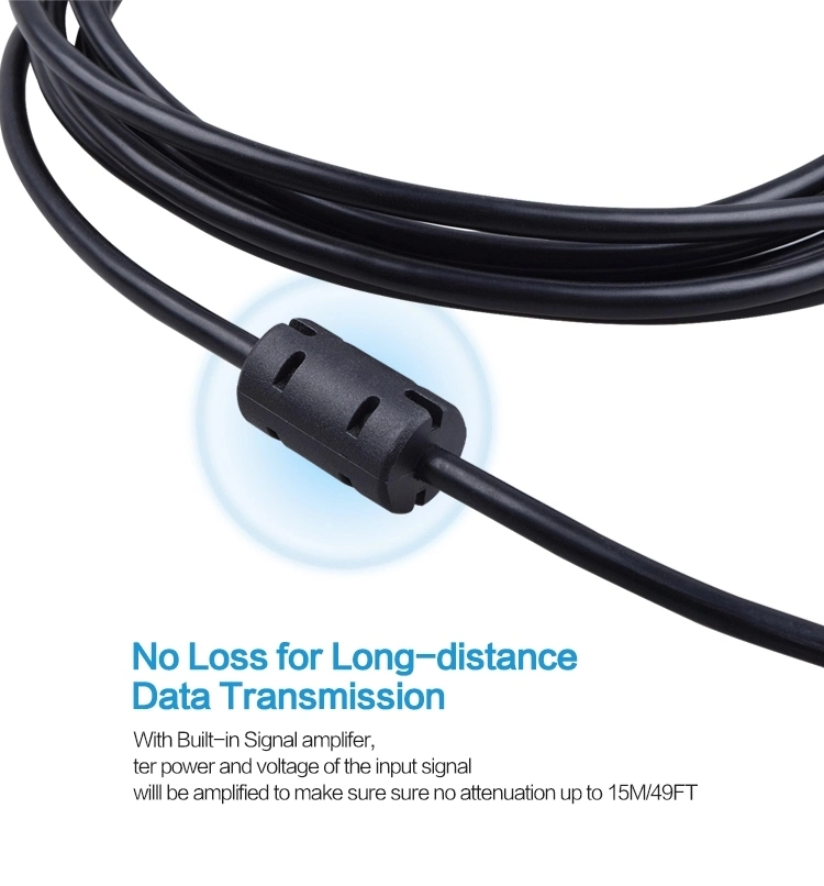 High Quality Black 1.5m USB2.0 Am to Bm Printer Cable