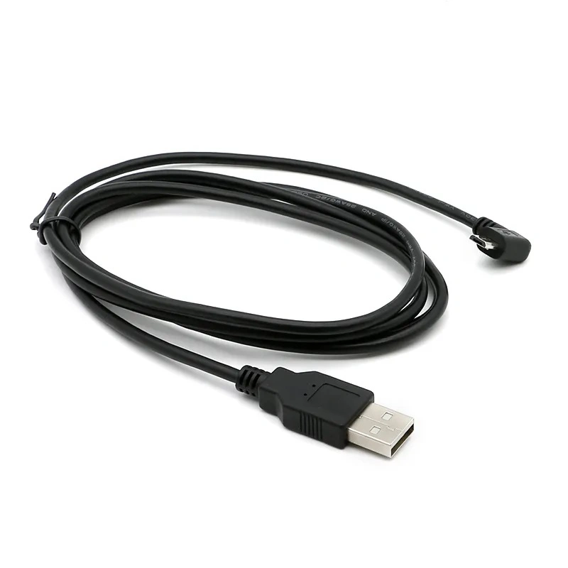 Custom Short Data Transfer Charging 2.0 Angle 90 Degree Micro USB Cable