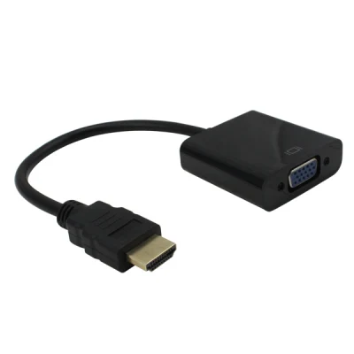 1080P HDMI-Stecker auf VGA-Buchse, Videokonverter-Adapterkabel