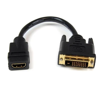 HDMI-auf-DVI-D-Videokabel-Adapter HDMI-Buchse auf DVI-Stecker-Adapterkabel