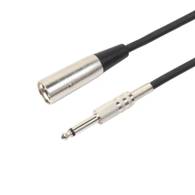 Professionelle Kabel 1,8 Meter Audiokabel XLR-Buchse auf 6,3-mm-Trs-Stecker PRO Audio-Video-Stereo-Mikrofonkabel